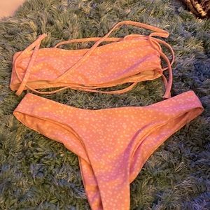 This cute pink swimsuit perfect for summer